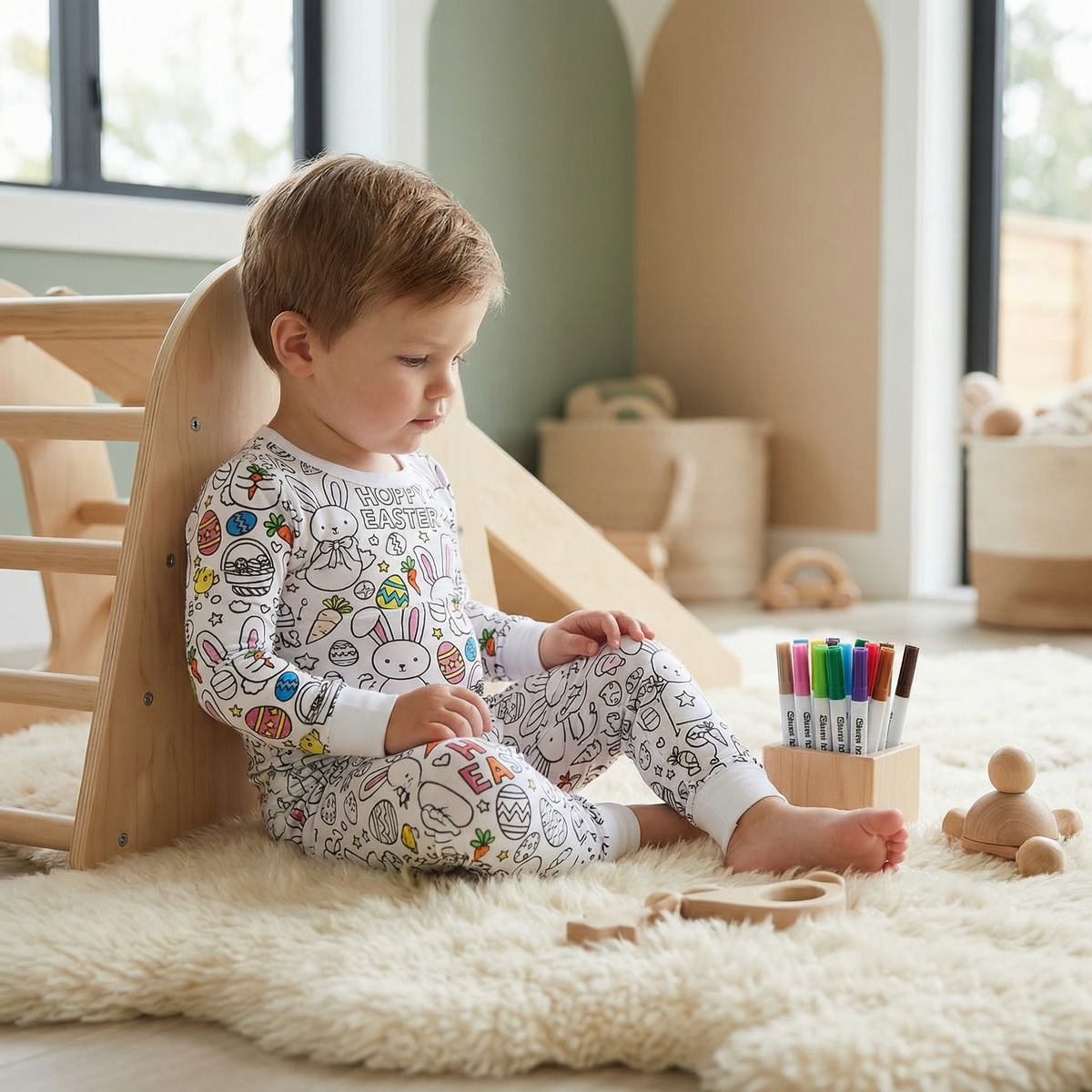 Colourable Pyjama Set – Kids
