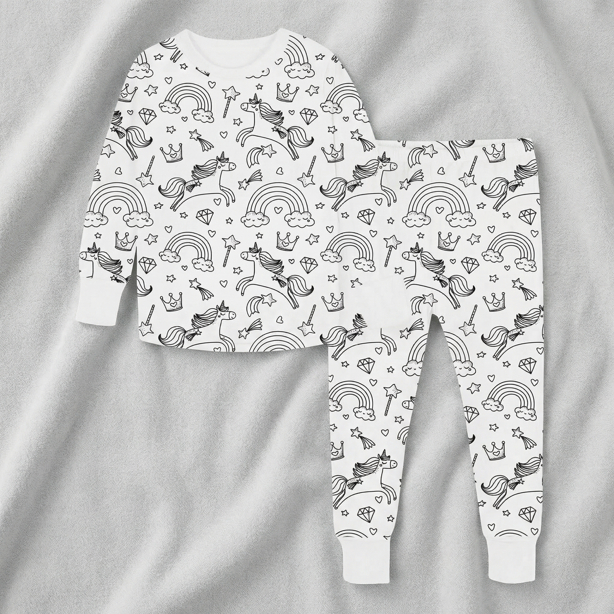 Colourable Pyjama Set – Kids