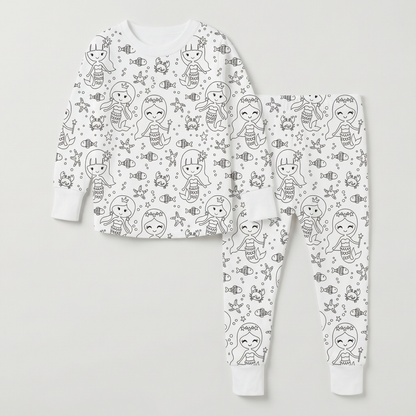 Colourable Pyjama Set – Kids