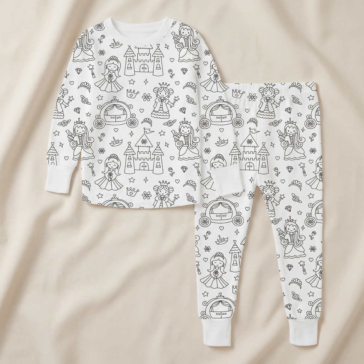 Colourable Pyjama Set – Kids