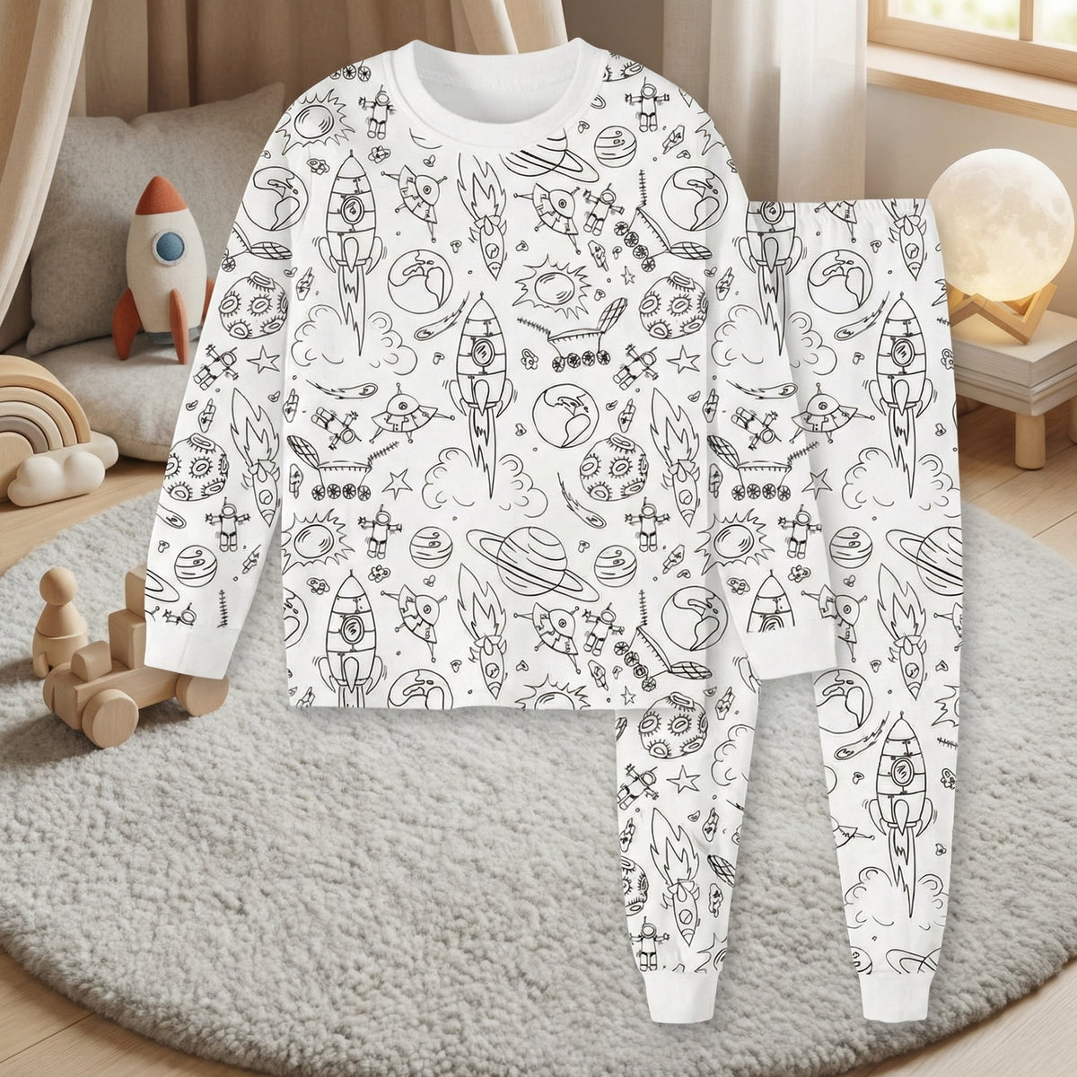 Colourable Pyjama Set – Kids