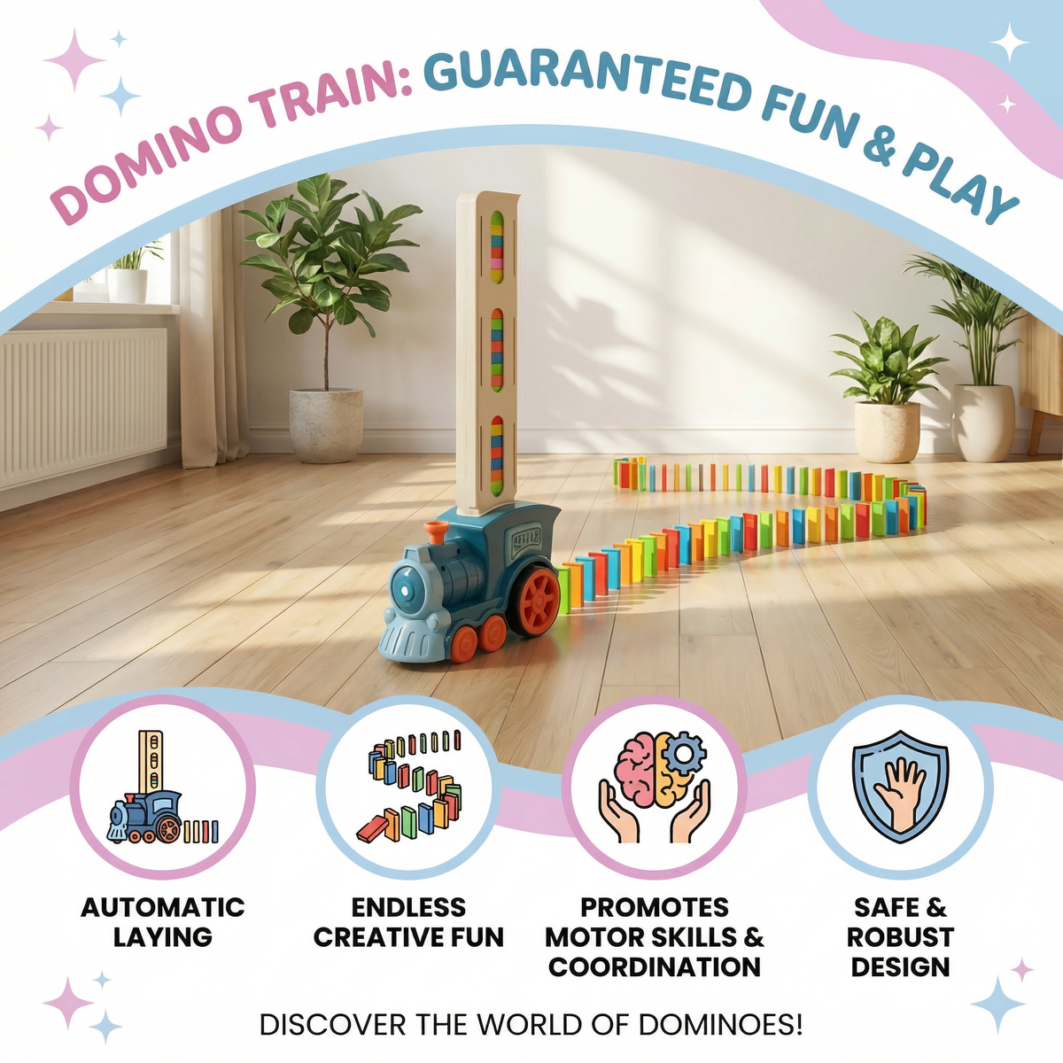 Automatic Domino Train – Kids
