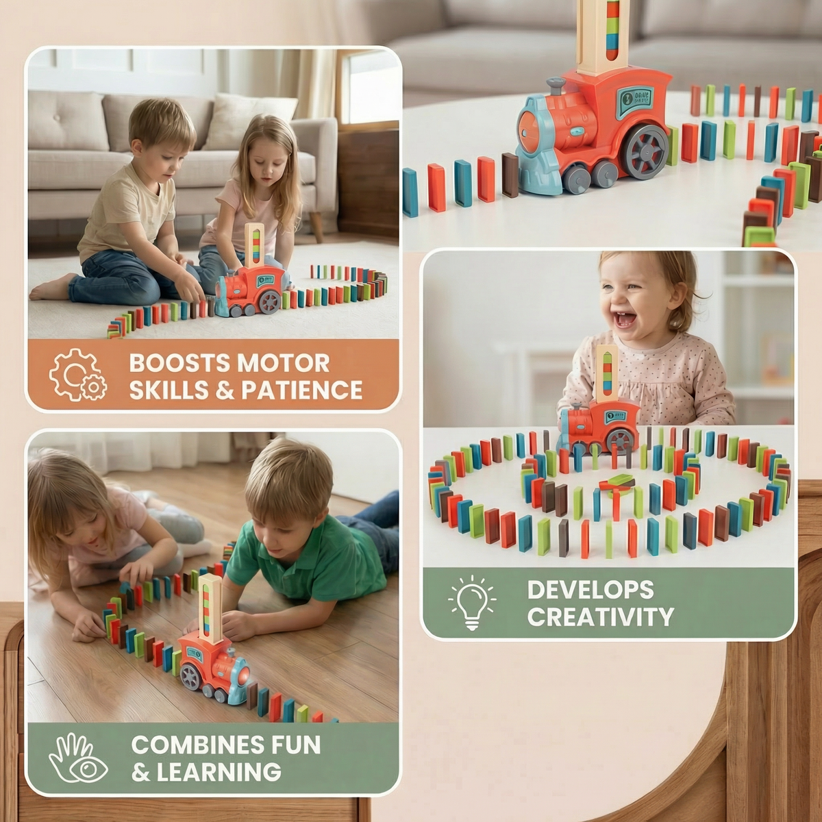 Automatic Domino Train – Kids
