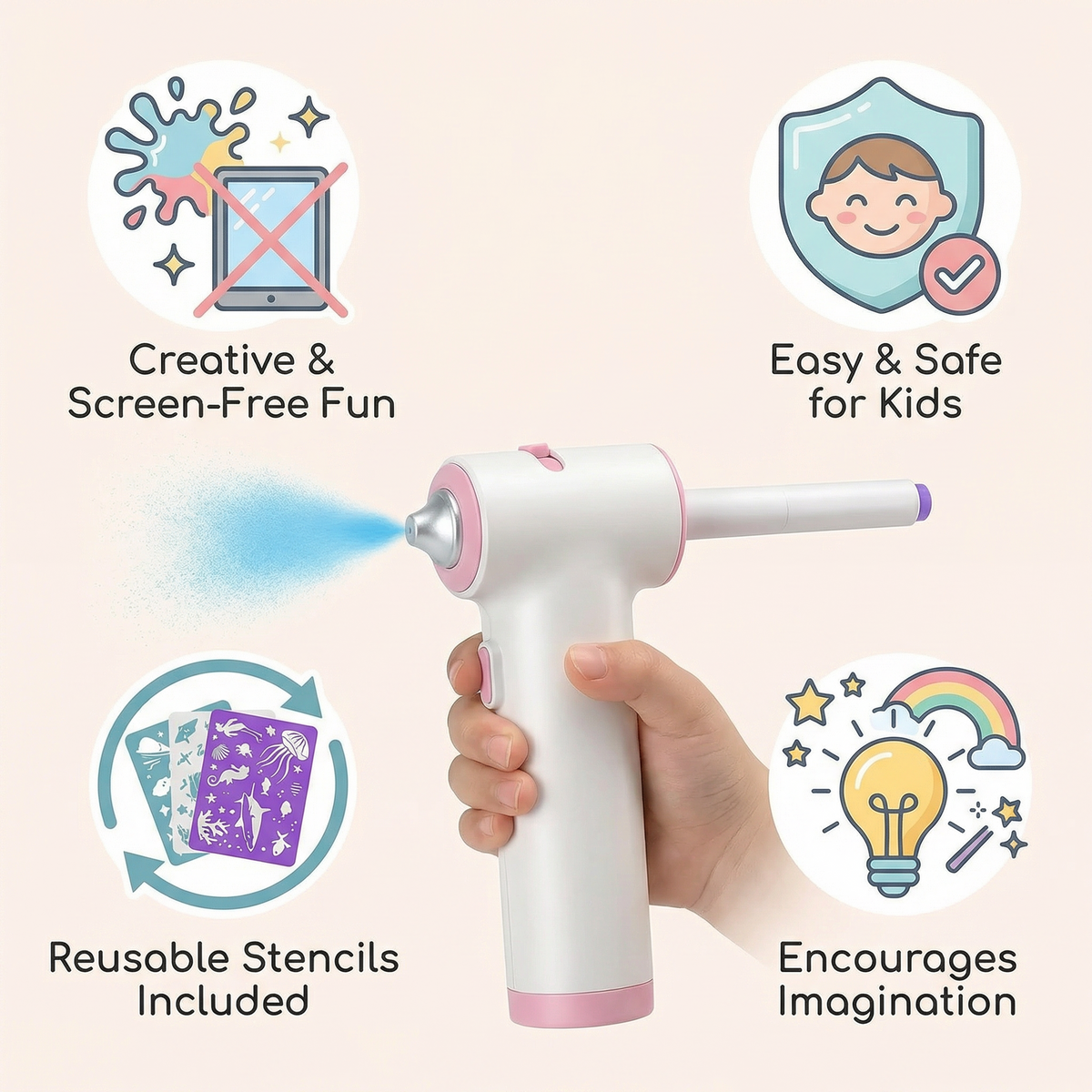 Creative Airbrush Art Kit – Kids