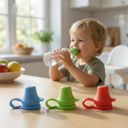 Silicone Spill Proof Bottle Tops – Kids (3 Pack)