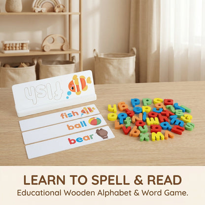 Interactive Montessori Spell Word Game