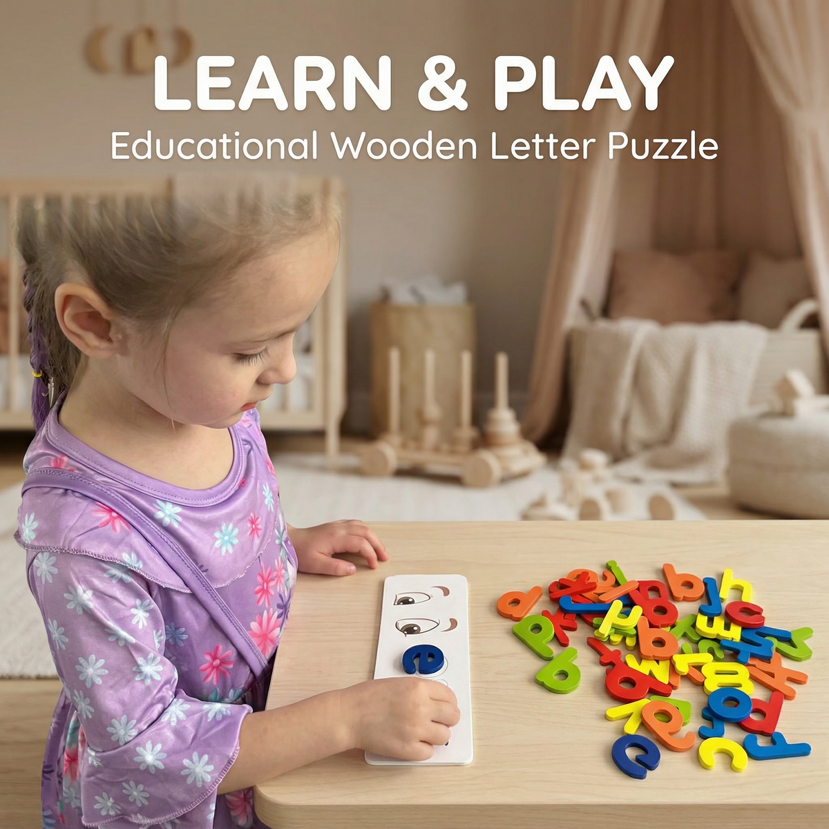 Interactive Montessori Spell Word Game
