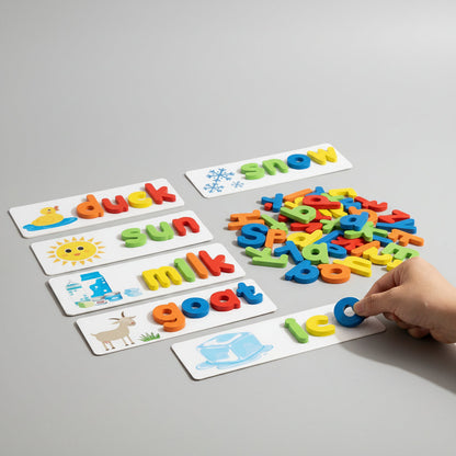 Interactive Montessori Spell Word Game