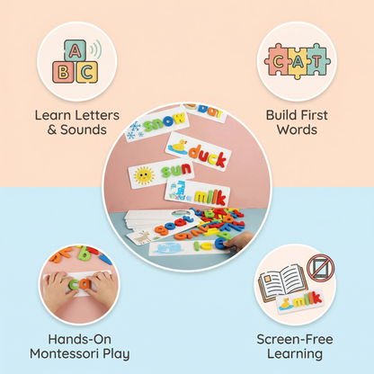 Interactive Montessori Spell Word Game