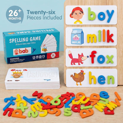 Interactive Montessori Spell Word Game