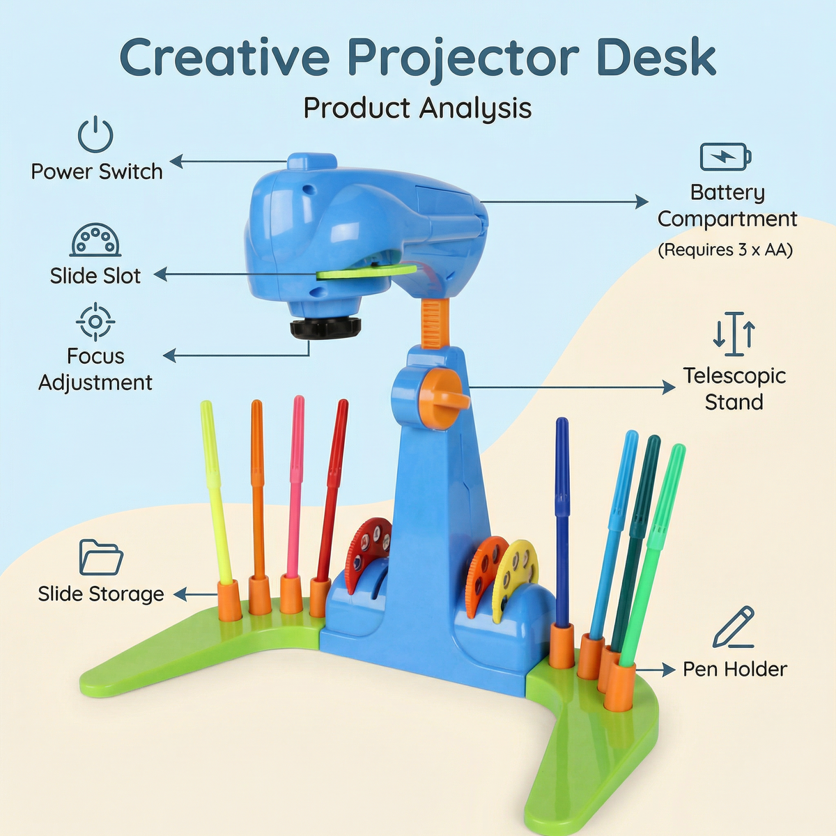 Creative Drawing Projector Art Set