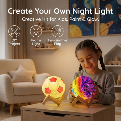 Paint Your Own Moon Night Light | Family Favourite
