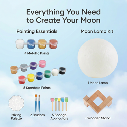 Paint Your Own Moon Night Light | Family Favourite