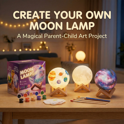 Paint Your Own Moon Night Light | Family Favourite
