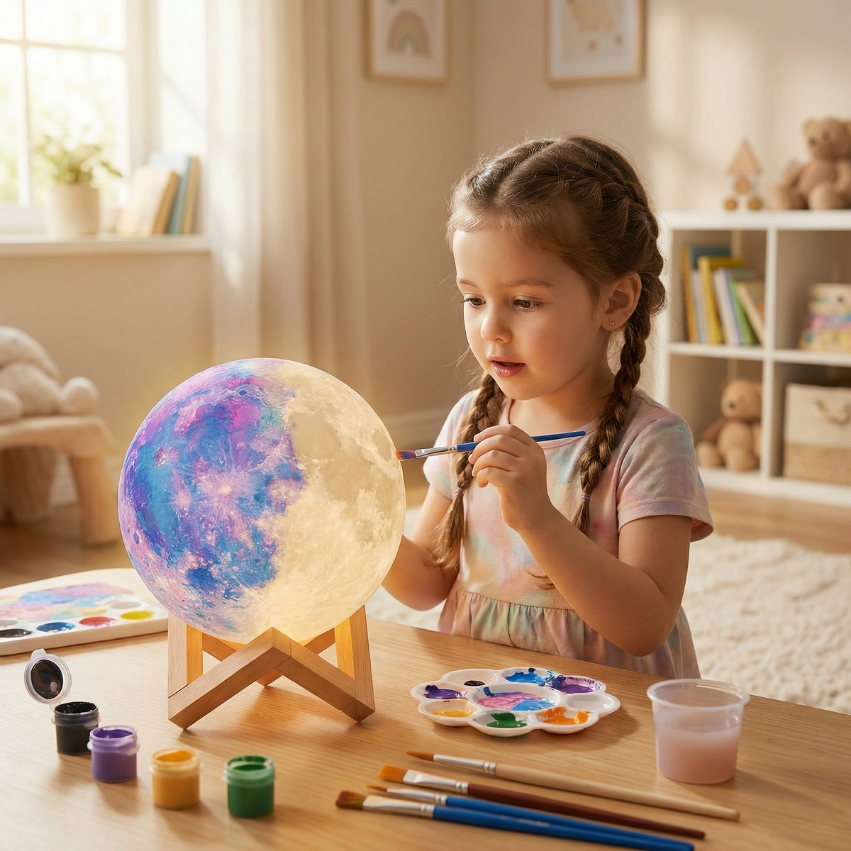 Paint Your Own Moon Night Light | Family Favourite