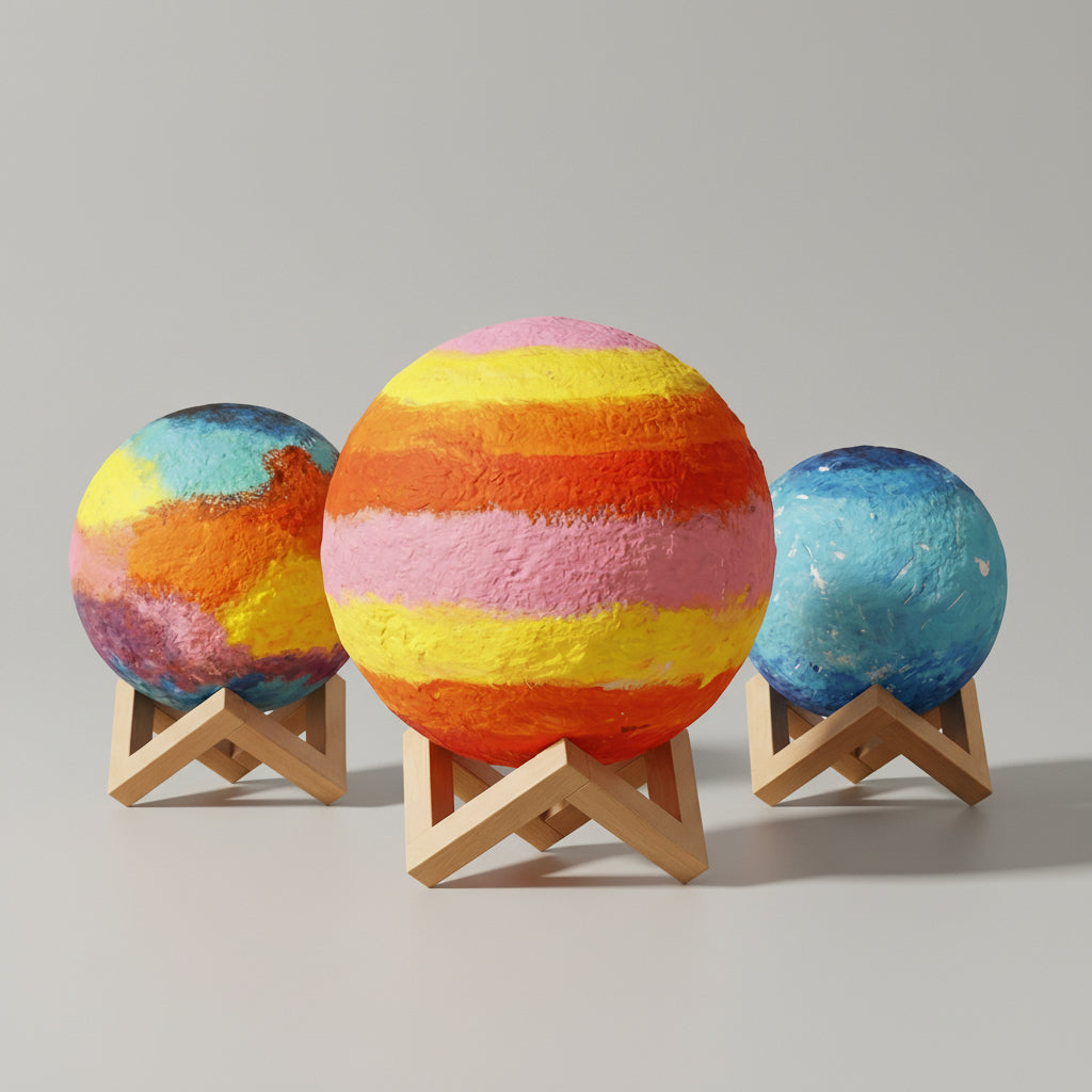 Paint Your Own Moon Night Light | Family Favourite