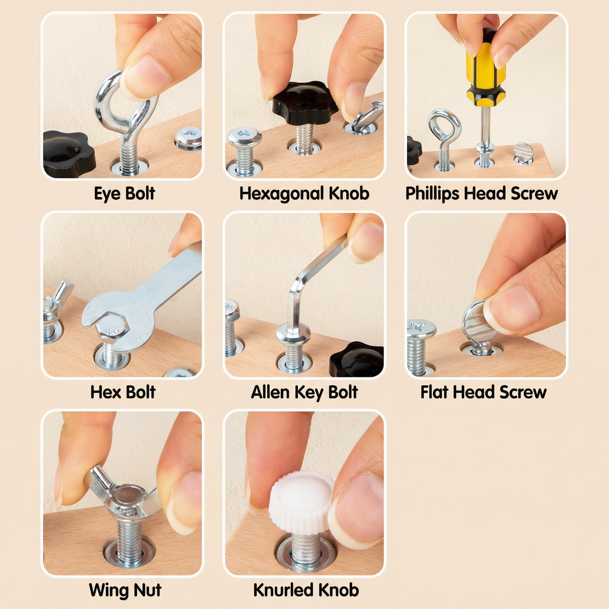 Screwdriver Activity Board – Kids