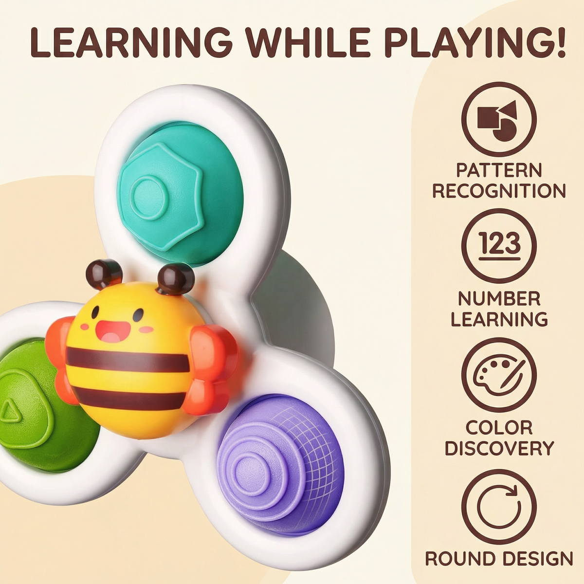 Sensory Suction Cup Spinner | Family Favourite