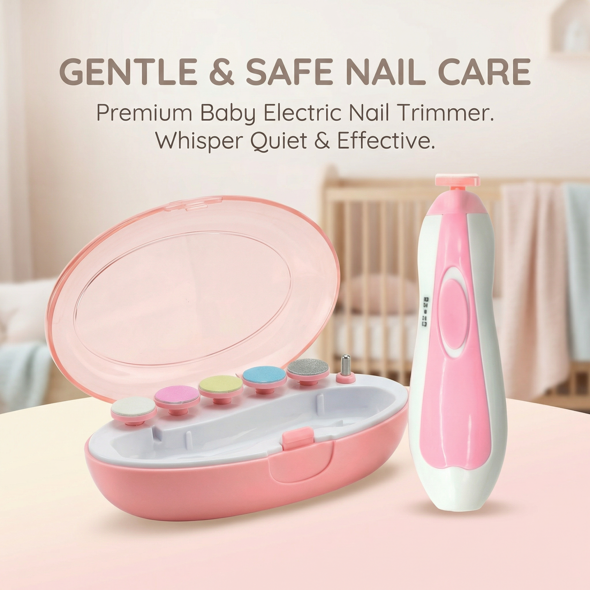 Gentle Electric Nail Trimmer – Babies