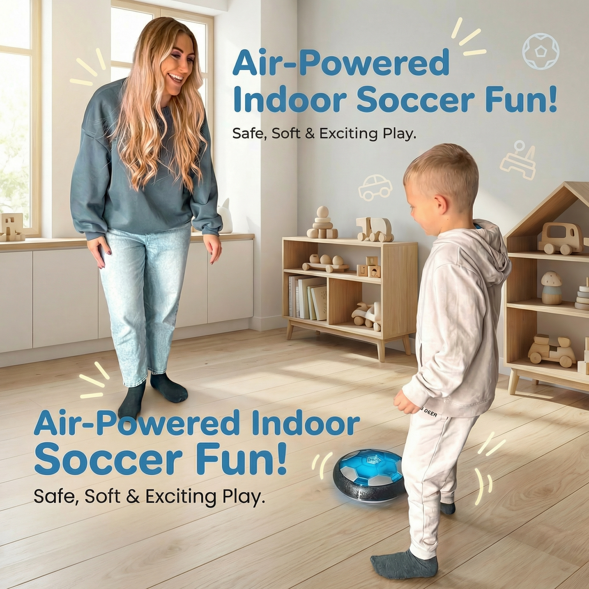 Indoor Hover Football – Children