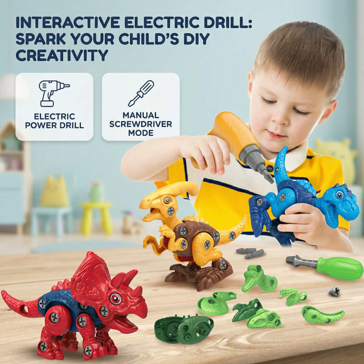 Dinosaur Construction Screw Building Set | Family Favourite