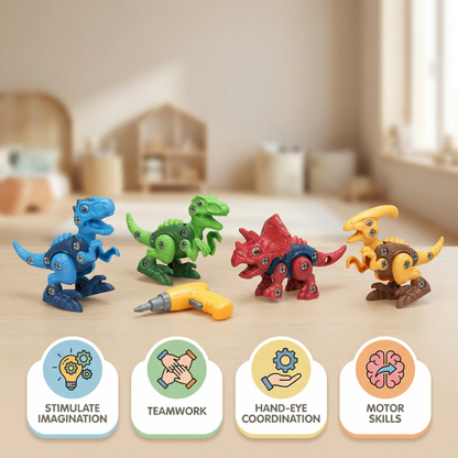 Dinosaur Construction Screw Building Set | Family Favourite