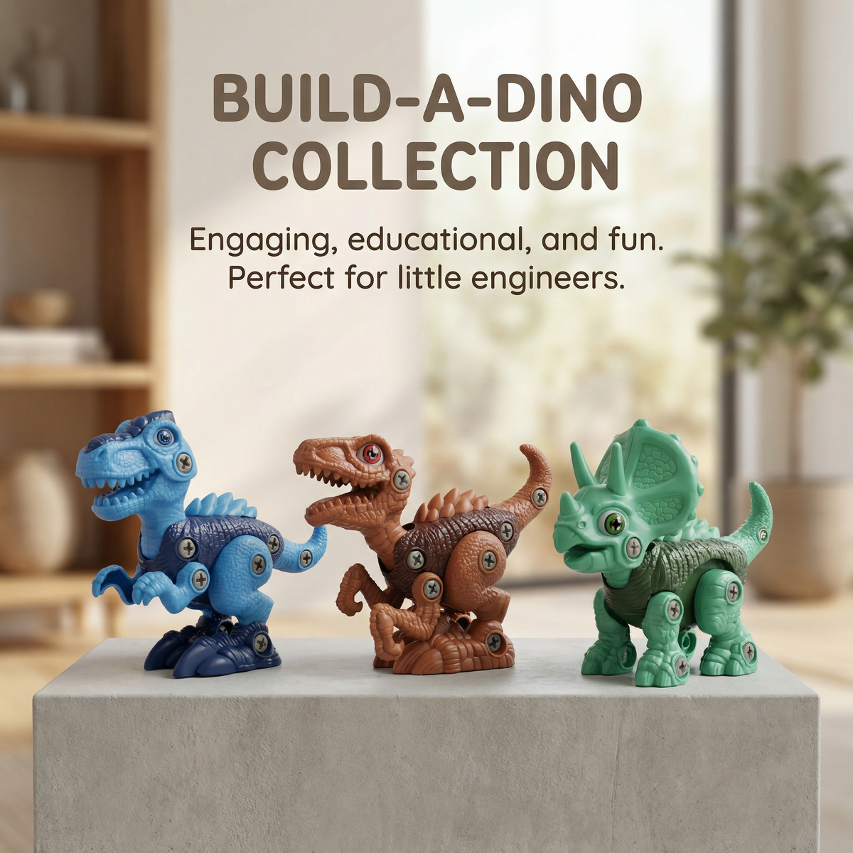 Dinosaur Construction Screw Building Set | Family Favourite