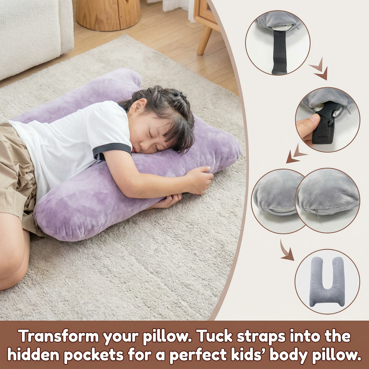 RoadNap™ Children’s Car Sleep Pillow | Family Favourite