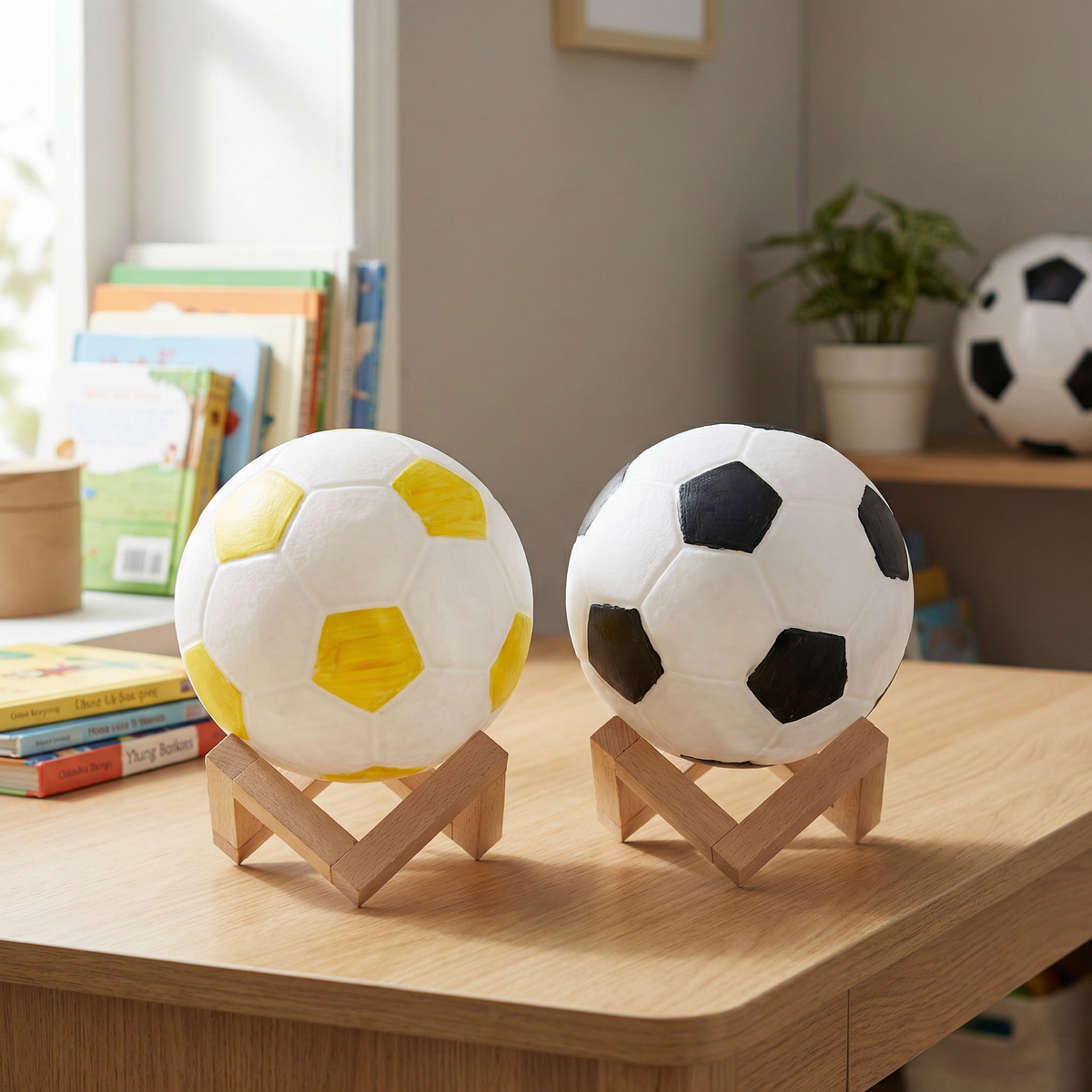 Paint Your Own Football Lamp | Family Favourite