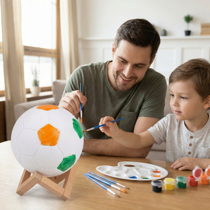 Paint Your Own Football Lamp | Family Favourite