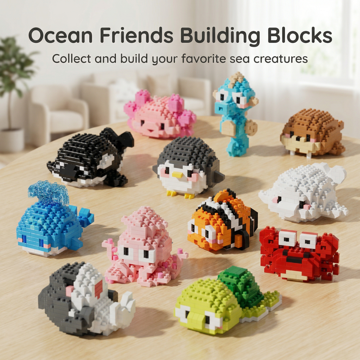 Interactive Mini Ocean Building Blocks