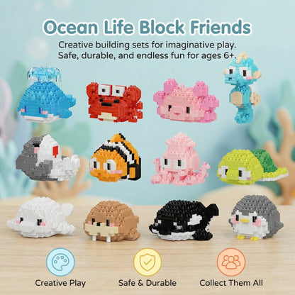 Interactive Mini Ocean Building Blocks