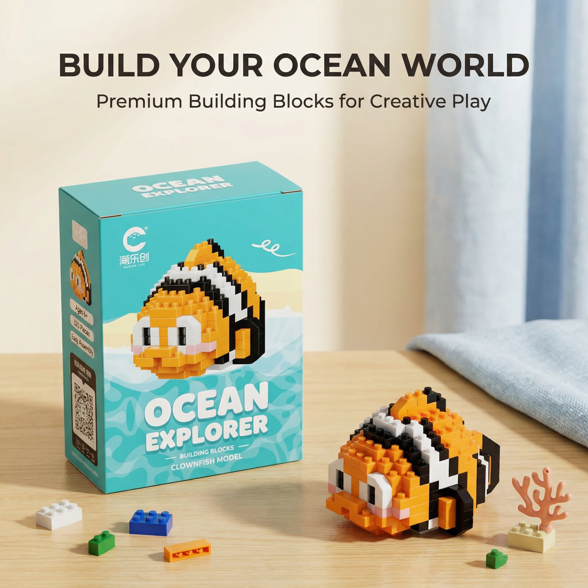 Interactive Mini Ocean Building Blocks