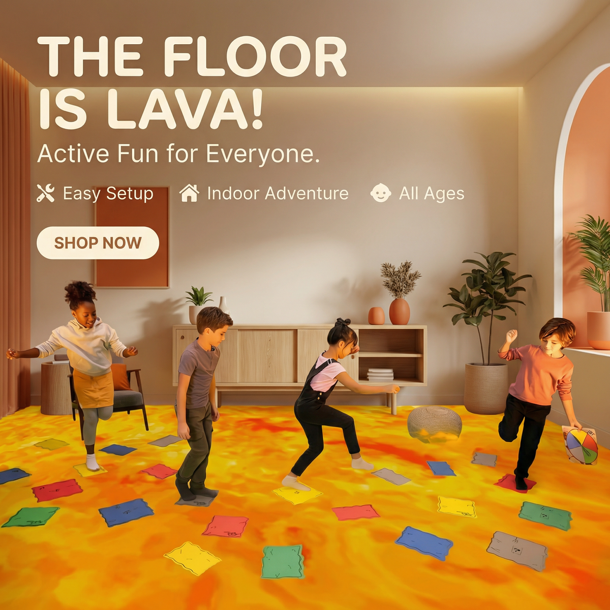 Interactive The Floor Is Lava Game
