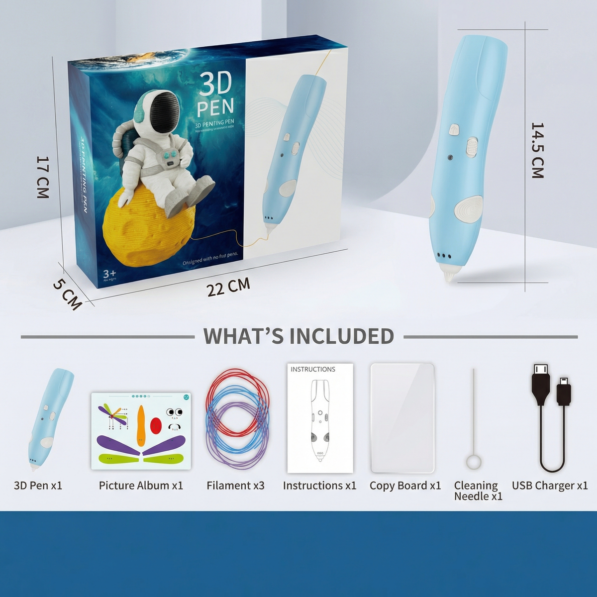 3D Pen Low Temperature – Kids