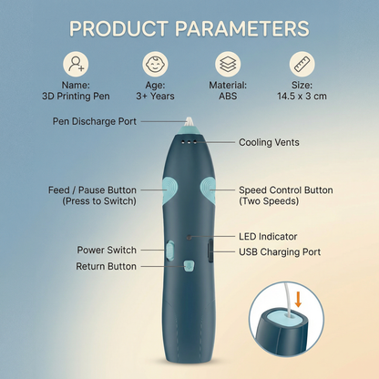 3D Pen Low Temperature – Kids