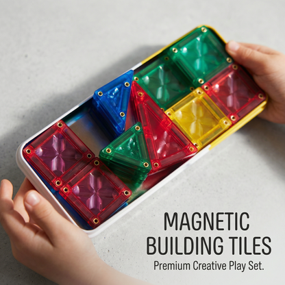 Interactive Mini Magnetic Building Blocks Travel Set