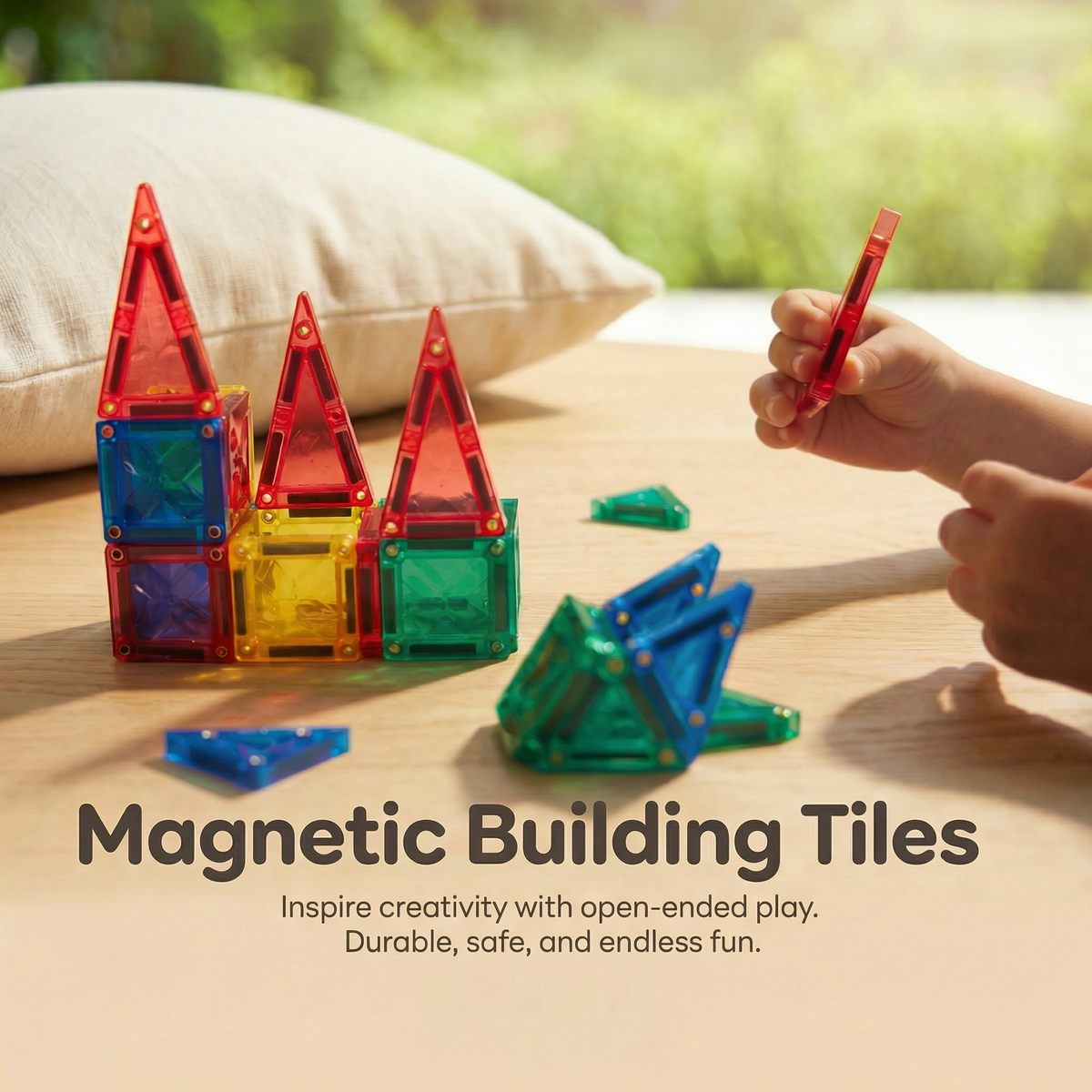 Interactive Mini Magnetic Building Blocks Travel Set