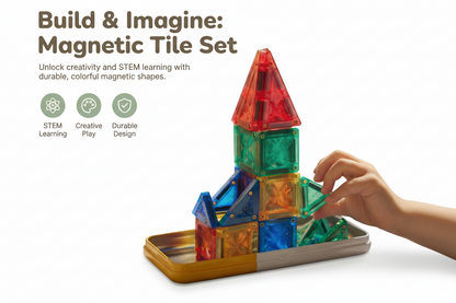 Interactive Mini Magnetic Building Blocks Travel Set