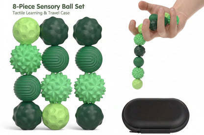 Magnetic Sensory Balls – Kids (8pcs)