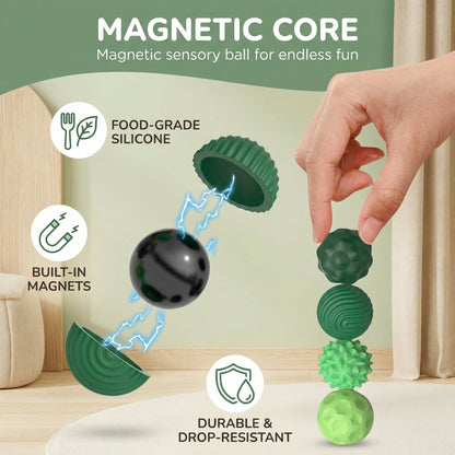 Magnetic Sensory Balls – Kids (8pcs)