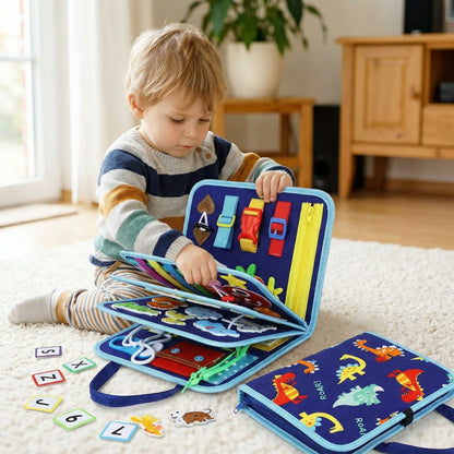 Interactive Montessori Busy Book for Toddlers