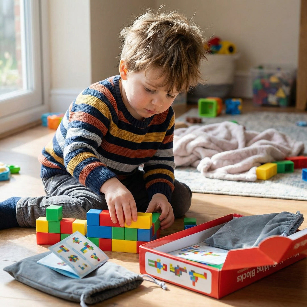 Magnetic Building Cubes – Kids