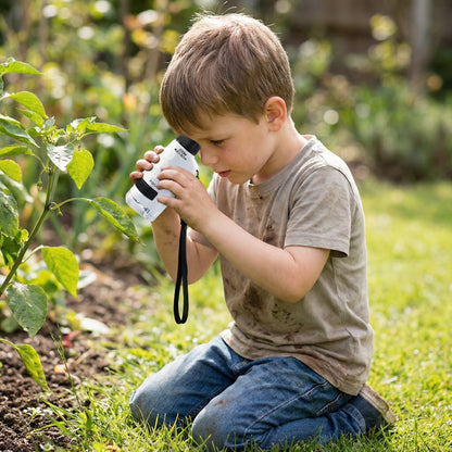 Kids Pocket Microscope & LED Light