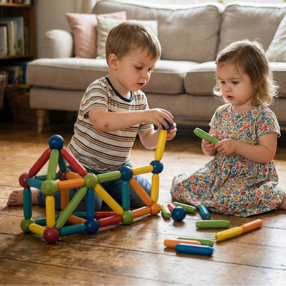 Magnetic Rods & Balls Construction Set | Family Favourite
