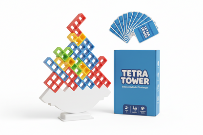 Interactive Tetra Tower Balance Tower Stacking Game