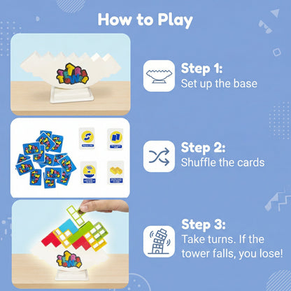 Interactive Tetra Tower Balance Tower Stacking Game
