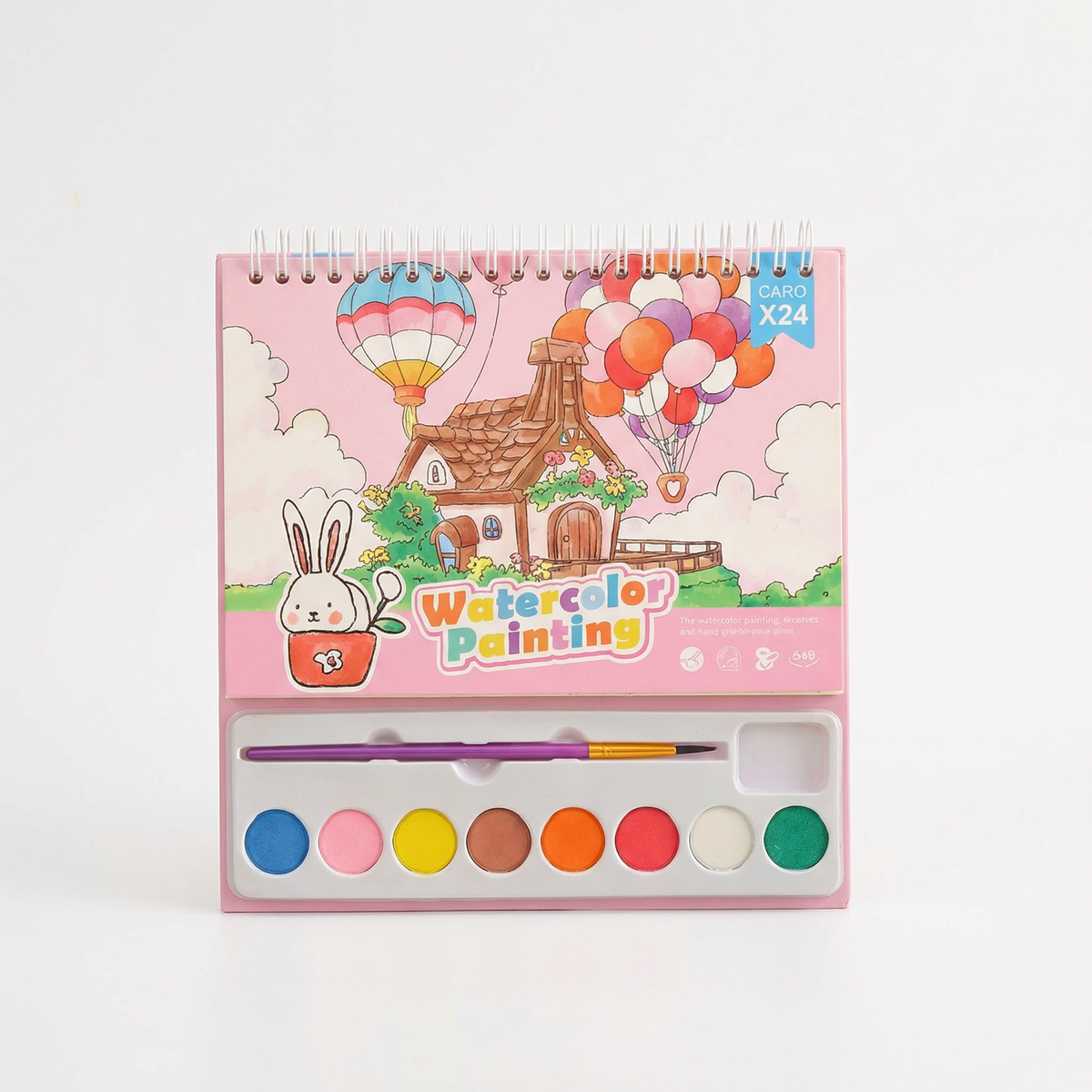 Creative Travel Friendly Watercolour Colouring Kit for Kids