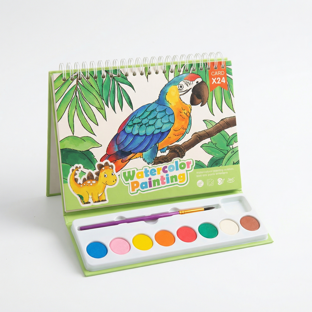Creative Travel Friendly Watercolour Colouring Kit for Kids