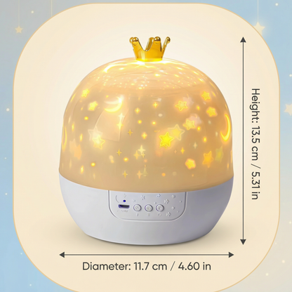 2-in-1 Calming Night Light for Kids & Projector
